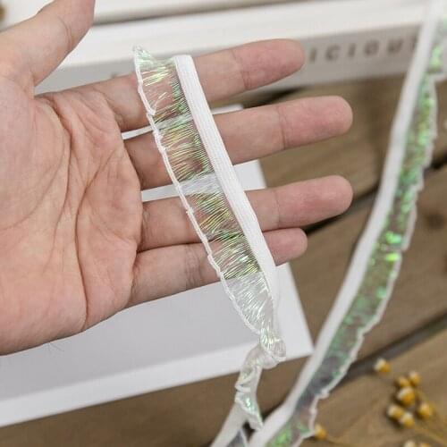 Elastic band sewing clothing 2cm wide for garments DIY accessories and crafts decoration material high quality lace fabric