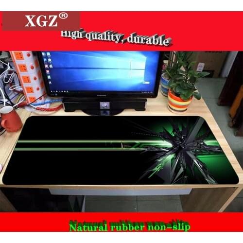 Xgz Blue Green Abstract Padmouse Independent Popular 900x400x4mm Gaming Mouse Pad Gamer Computer Desk Pad Notbook Mousemat Pc