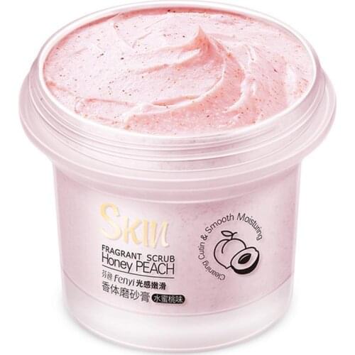 Shea Butter Exfoliating Scrub Deep Cleansing Pores Whitening Gel Acne Body Treatment Avocado Brightening Exfoliating Scrub A6N7