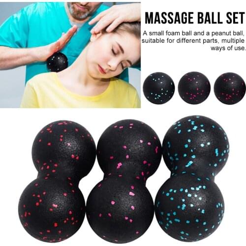 Myofascial Peanut Massage Ball High Density EPP Lacrosse Ball Training Body Fascia Roller Yoga Gym Relaxing Exercise Equipment