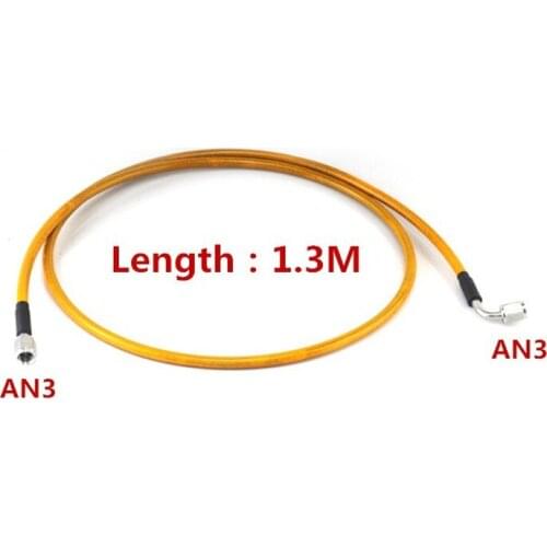 1.3m Master To Slave Cylinder Complete Stainless Clutch line With An3 Fitting For 06-15 Honda Civic Si