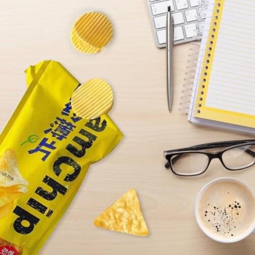 Portable Potato Chip Shape Clips Airtight Food Bag Sealing Clip Snack Fresh Food Sealer Clamp Plastic Tool New Kitchen Supplies