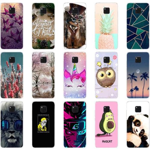 Silicone case For Huawei Mate 20 pro case soft cover For Huawei Mate 20 Coque Capa for mate20 full 360 Protective funda