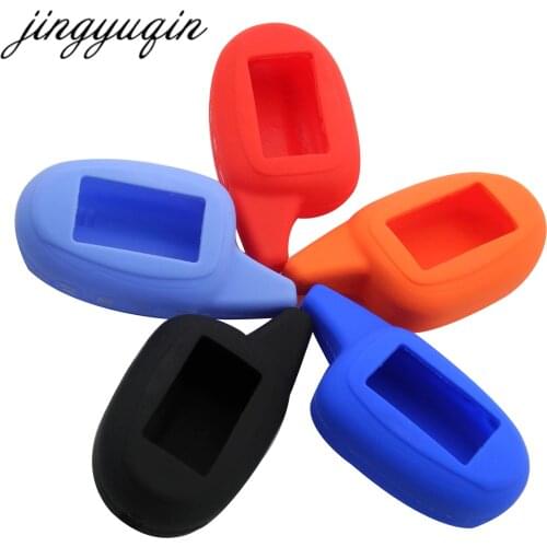 Jingyuqin M7/M8/M9 Silicone Case for Scher-khan Magicar 7/8/9/10/11/12 101 LCD Two Way Car Alarm System LCD Key Cover