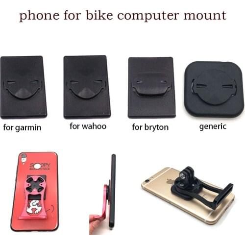 Bike Bicycle Phone Sticker Computer Mount GPS Bracket Cycling for GARMIN Wahoo Bryton IGPSPORT Stem Out Front Mount Adapter
