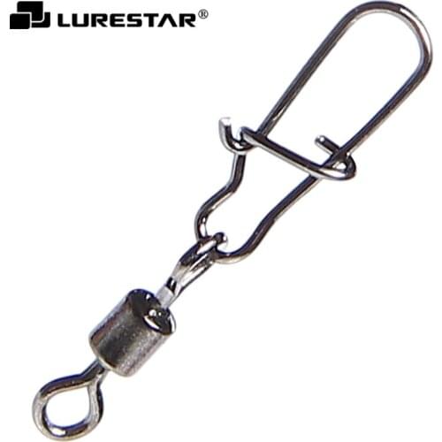 Lure Tackle Rolling Bearing Swivels&Snap Connector-Pin Fishhook Fishing-Accessories Ball Beads Interlock 10pcs 20pcs #8 #10 #14