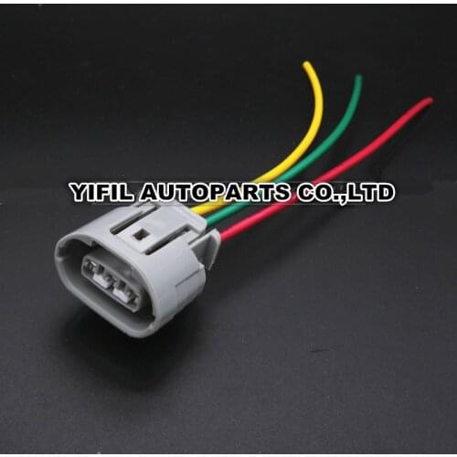 10pcs/lot 3 Pin/Way Regulator Plug Auto Generator Connector With Wire Pigtail For FAW Xiali Changan Star Free ship