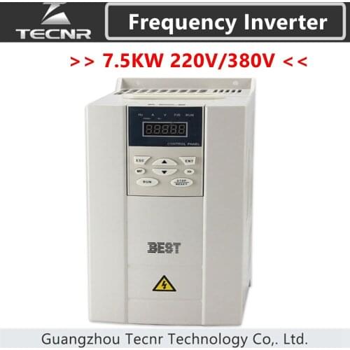 7.5KW variable frequency inverter 380V for cnc spindle motor control
