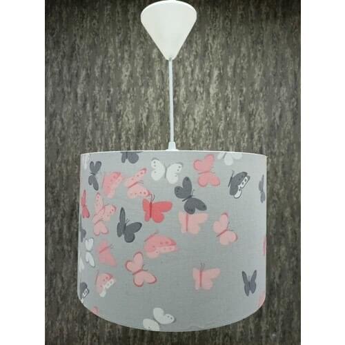 Rüyam Lampshade Butterfly Pattern Children 'S Room, baby Room Pendant Lamp Chandelier