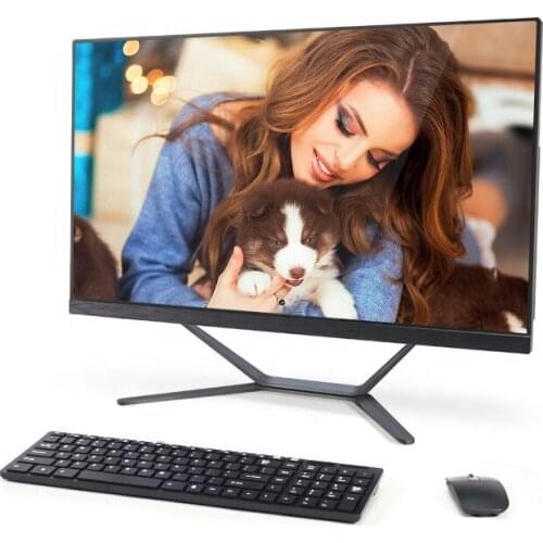 Frameless core i3 i5 i7 8gb ram 256gb ssd wholesale personal aio pc computadoras desktop computer all-in-one pc
