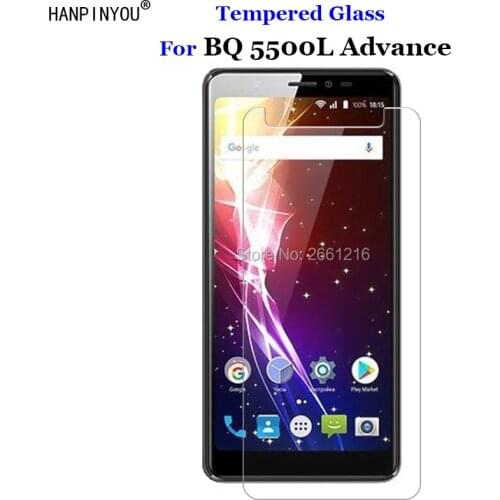 For BQ BQ-5500L Advance Tempered Glass 9H 2.5D Premium Screen Protector Film For BQ 5500L Advance 5.45"