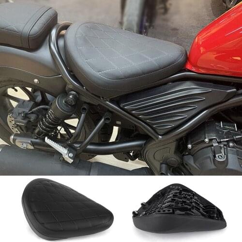For Honda Rebel 500 300 CMX300 CMX500 2019-2021 Motorcycle Driver Front Leather Pillow Solo Seat Cushion CMX 300 500 Accessories
