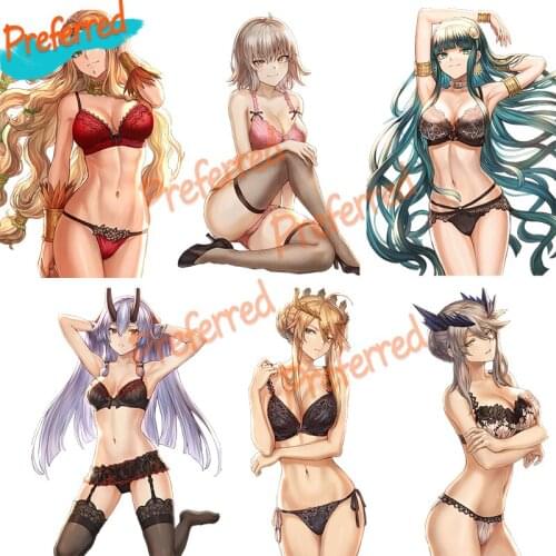 Fate/Grand Order Sexy Girl Underwear Party Decal Motocross Racing Laptop Helmet Trunk Wall Vinyl Car Sticker Die Cutting