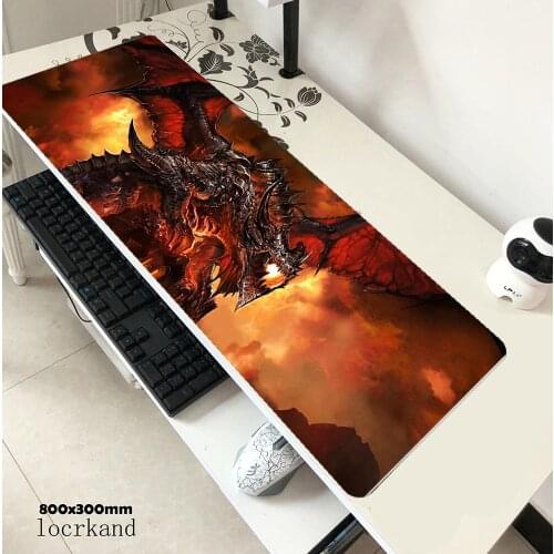 Hearthstone mouse pad 800x300x3mm gaming mousepad anime thick office notbook desk mat HD print padmouse games pc gamer mats