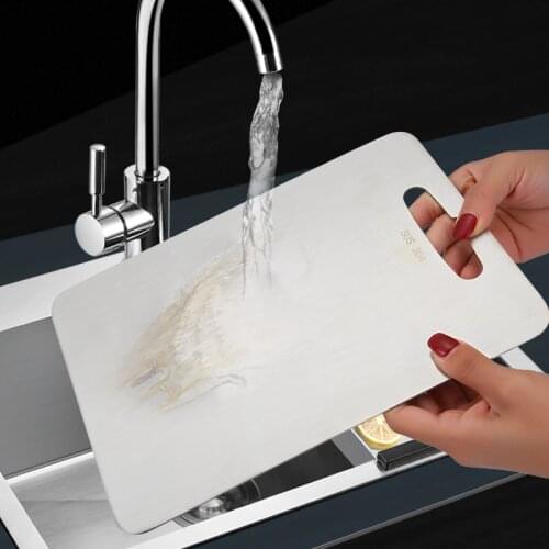 Kitchen Tool Knife Tool 304 Stainless Steel Cutting Board Kitchen Chopping Blocks Tool