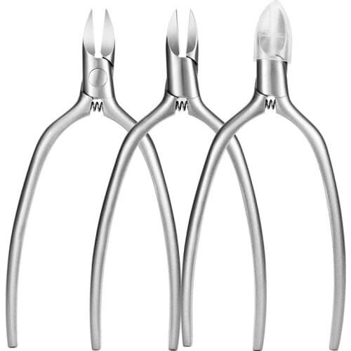 Toenail Ingrown Nail Art Cuticle Nipper Nails Clipper Edge Cutter Manicure Scissor Plier Tool Pedicure Dead Skin Remover FY241