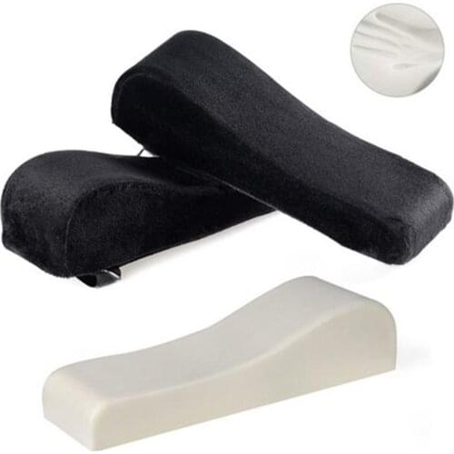 Slow Rebound Memory Foam Hand Pillow PU Inner Core Upgrade Chair Armrest Cushion Comfortable Office Chair Armrest Cover