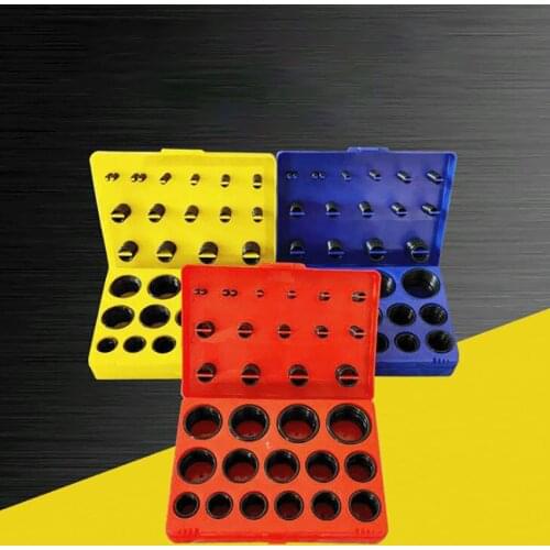 O-Ring Rubber Assortment Kit Set with Holder Case, Waterproof, 382 Pieces Variety Pack, Combination, American, CN, Japanese Type