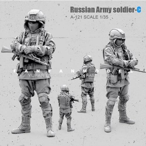 1/35(50mm) Resin Figure Kits Russian Modern Special Forces soldier self-assembled A-121