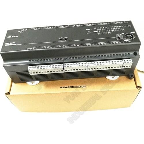 New Original Delta PLC DVP60EC00T3 EC3 Series DI36 DO24 60 Transistor RS232 RS-485 100-240VAC