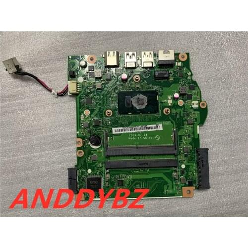 Original For Acer Aspire ES1-572 Series Laptop Motherboard i3-7100U Processor 2.4ghz NBGKQ11001 B5W11 LA-E061P Test OK