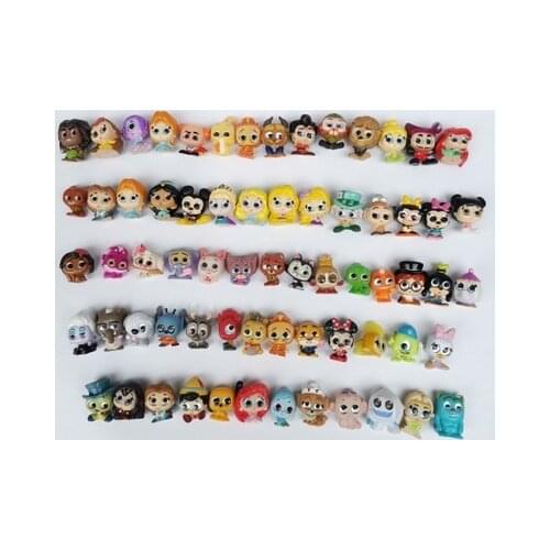 10-50Pcs Original Disney Doorables Princess Dolls Series 1 & 2 Cartoon Monsters Toy MINI SIZE Rare Collection No Dups Gift Kids