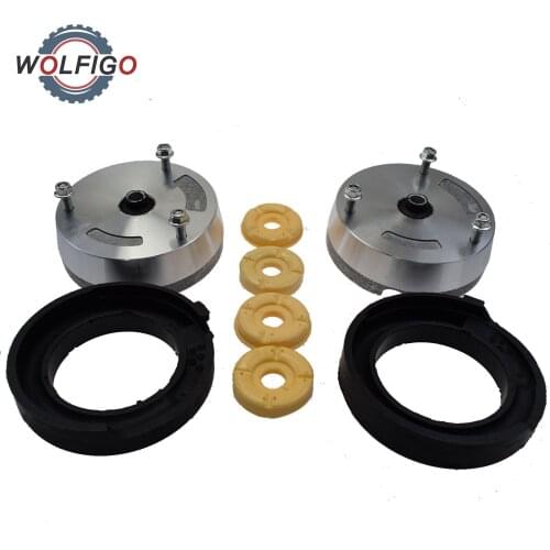 WOLFIGO Front Strut Shock Mount & Upper Spring Pad for BMW E70 E71 E72 X5 X6 31336788776 31336776389 31336857001 31336771515