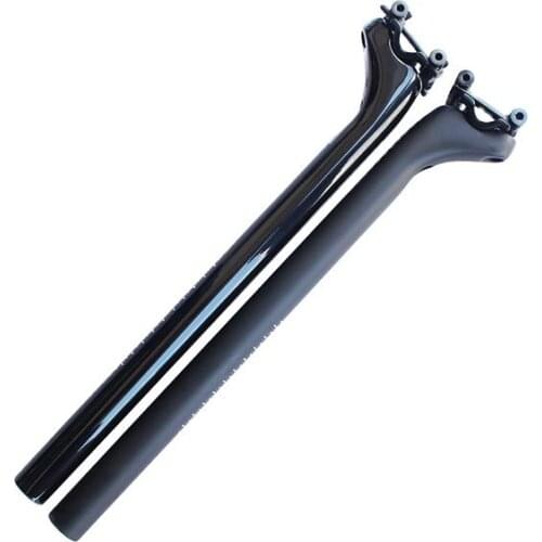 Winowsports bike seatpost 25 degree offset carbon bicycle seatpost suitable for mtb or road bike use size 27.2/31.6X400mm