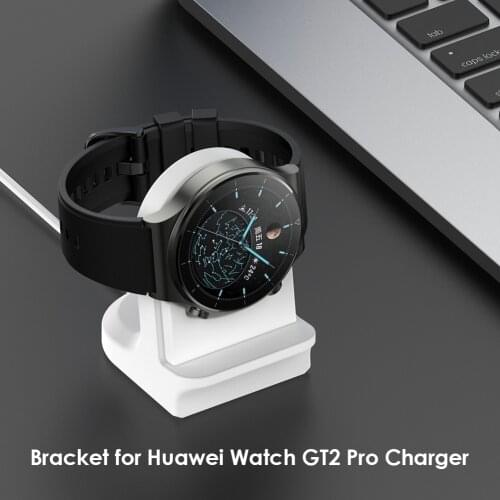 Portable Charging Station Dock Bracket for Huawei Watch 3 / GT 2 PRO/ GT 2 Pro ECG Silicone Watch Charger Stand Holder Accessori