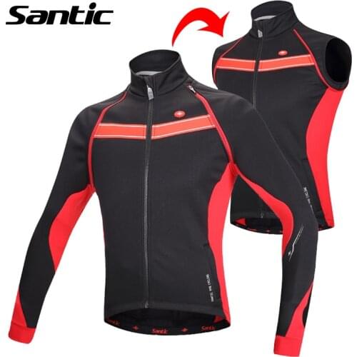 Флисовые жилеты Santic China At AliExpress