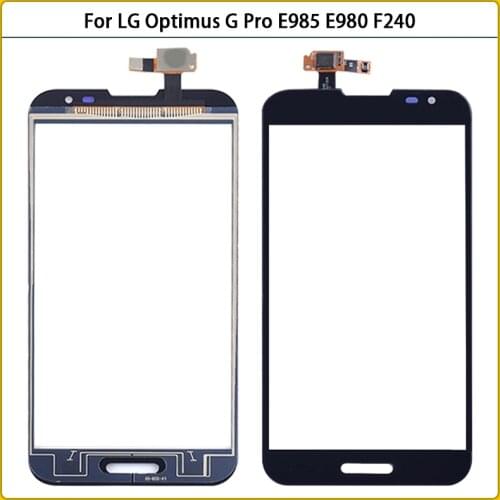 New Touchscreen 5.5" For LG Optimus G Pro E985 E980 F240 E986 Touch Screen Panel Sensor Digitizer Front Outer Glass Replacement