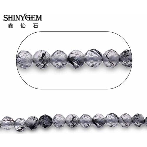 SHINYGEM Hot Sale Transparent Glass Beads Crystal Round 2/3mm Jewelry Making Natural Necklace Accessories Wholesale Ball Beads