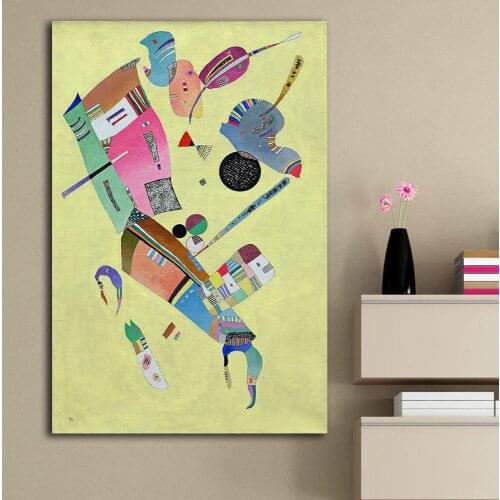 Moderation by Wassily Kandinsky Decoration Paints Home Decor On Canvas Modern Wall Art Canvas Print Poster Canvas Painting