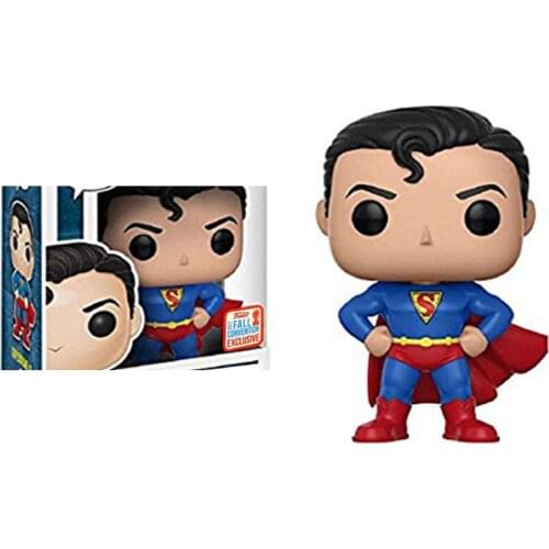 Funko POP Justice League Super hero Superman 215# 85# 207# 3 Model Action Toy Figures Collection Doll Toys For Children