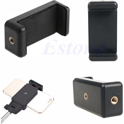 Universal Tripod Monopod Stand Mount Selfie Clip Bracket Holder For iPhone 6 HTC