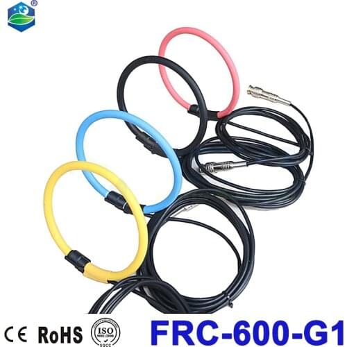 China manufacturer Input 5000A FRC-600-G1 flexible rogowski coil with G1 integrator output 333mV split core CT