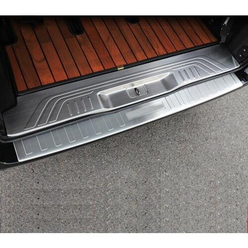 Stainless steel rear bumper protector cover sill plate trim accessories For Mercedes Benz Metris Valente Vito Viano 2016 17 18