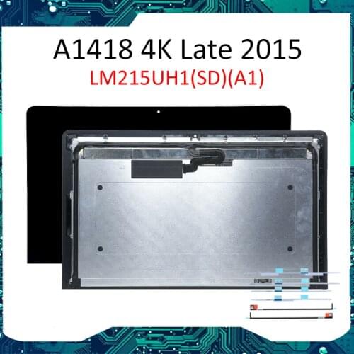 Late 2015 For Apple iMac 21.5'' A1418 4K LCD Screen Display Assembly LM215UH1(SD)(A1) 4096*2304 MK452 EMC2833 661-02990