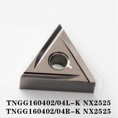 100% Original TNGG TNGG160402R K NX2525 TNGG160404R Carbide Blade CNC lathe Insertion Imported From Japan Efficient And Durable