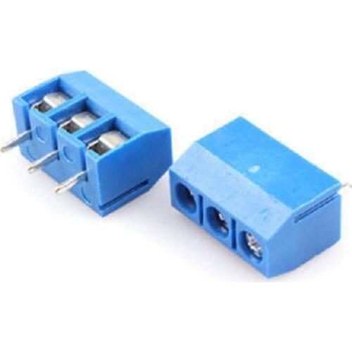 100PCS KF301-3P 5.08mm 3 Pin Connect Terminal Screw Terminal Connector