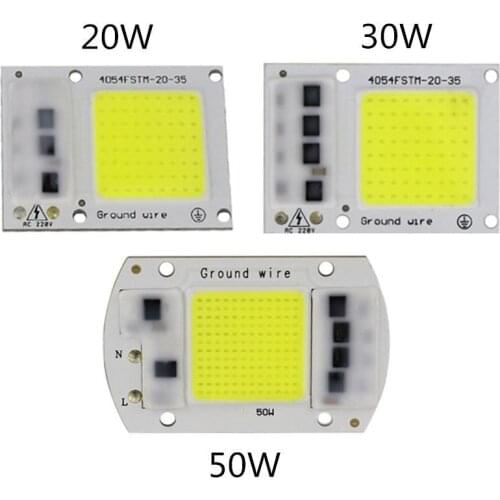 15W/20W/30W/50W LED Drive-Free COB Chip Lamp 220V