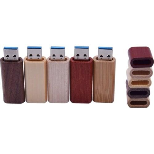 Custom Logo Cylindrical Wooden Usb Flash Drive 3.0 Pendrive Flash Disk Pen Drive High Speed 32gb 64gb 16gb 8gb Memory Stick