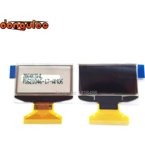 Dongutec 1PCS 1.3 inch 30P White OLED Welding Screen SSD1306 Drive IC 128*64 Parallel / SPI / I2C Interface