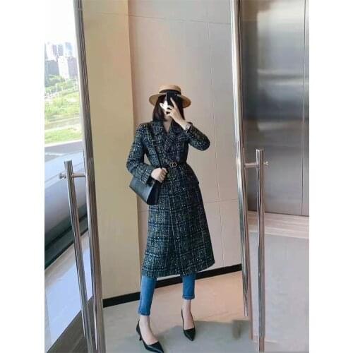 Fomolayime Women's Tweed Coats
