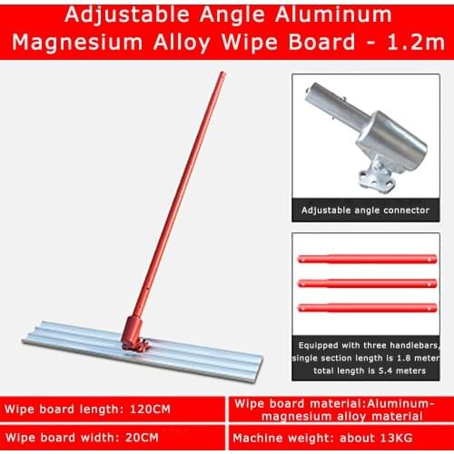 1.2M Concrete leveling machine lengthened manual push-pull leveling cement road leveling machine manganese steel trowel