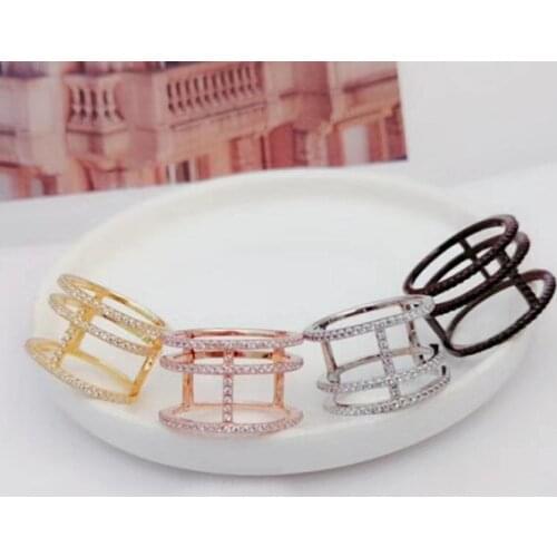 Designer Fashion 925 Sterling Silver Jewelry 3A Cubic Zirconia Party Ring