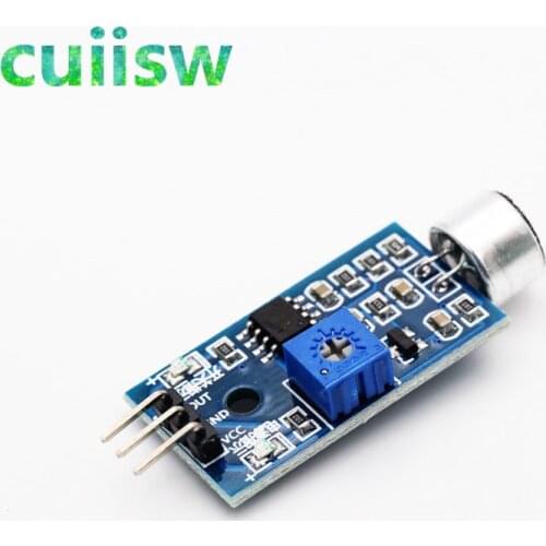 5pcs Sound Detection Sensor Module Sound Sensor Intelligent Vehicle For arduino