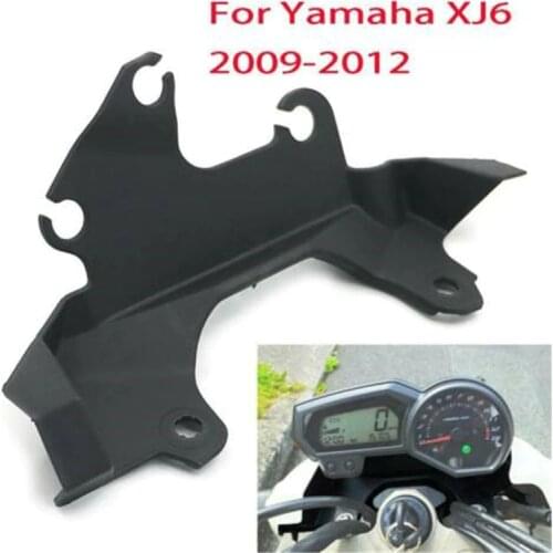 Motorcycle black Bracket Headlight Head light Meter Bracket support Upper Side fairings For Yamaha xj6 2009 2010 2011 2012