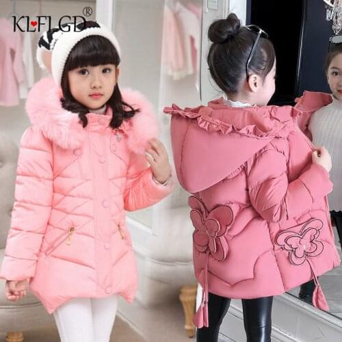 Girls Clothing Baby Coats for Girls Warm Jackets For Spring Autumn Kids Girls Solid Hoodie Coat Cute Warm Girls' long coat