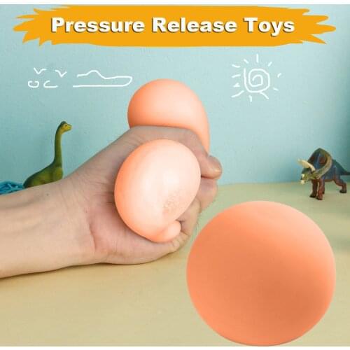 Orange Vent Ball Press Decompression Toy Relieve Anti Stress Balls Hand Squeeze Fidget Toy Pack For Child Kids Antistress 2021